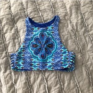 Hollister halter bathing suit top